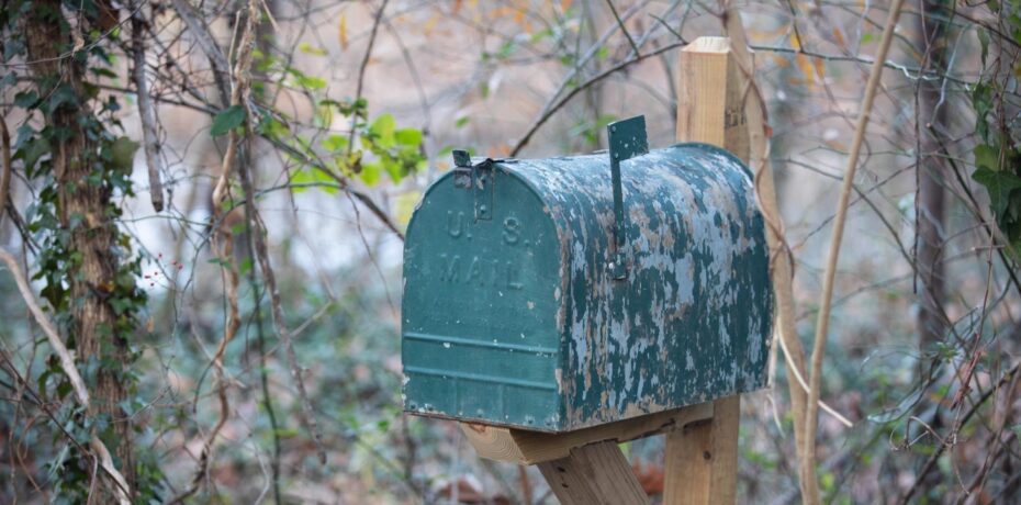 Image of the Grid Mailbox in the James River Park.