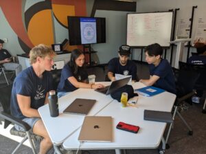 CARELab students working together