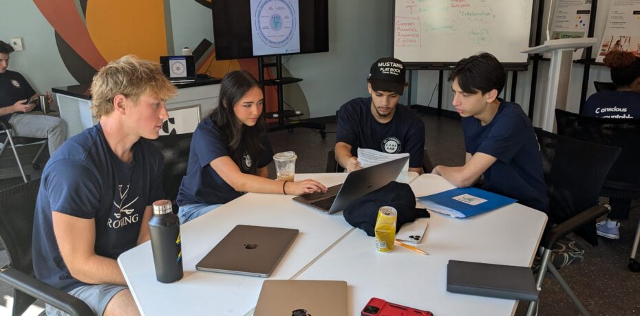 CARELab students working together
